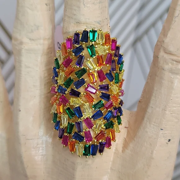 Ring size8 sterling - Picture 3 of 4